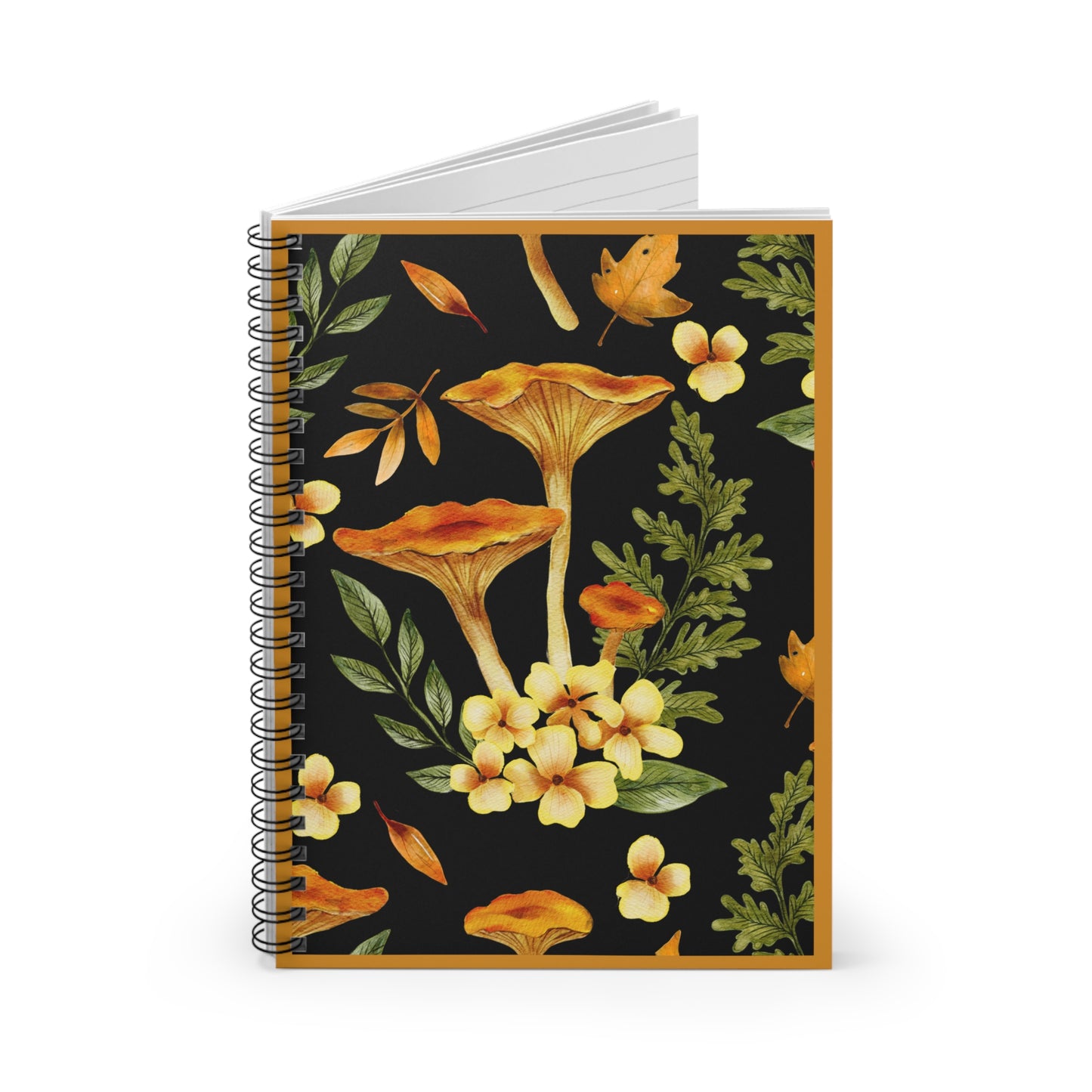 Spiral Notebook - Golden Mushroom