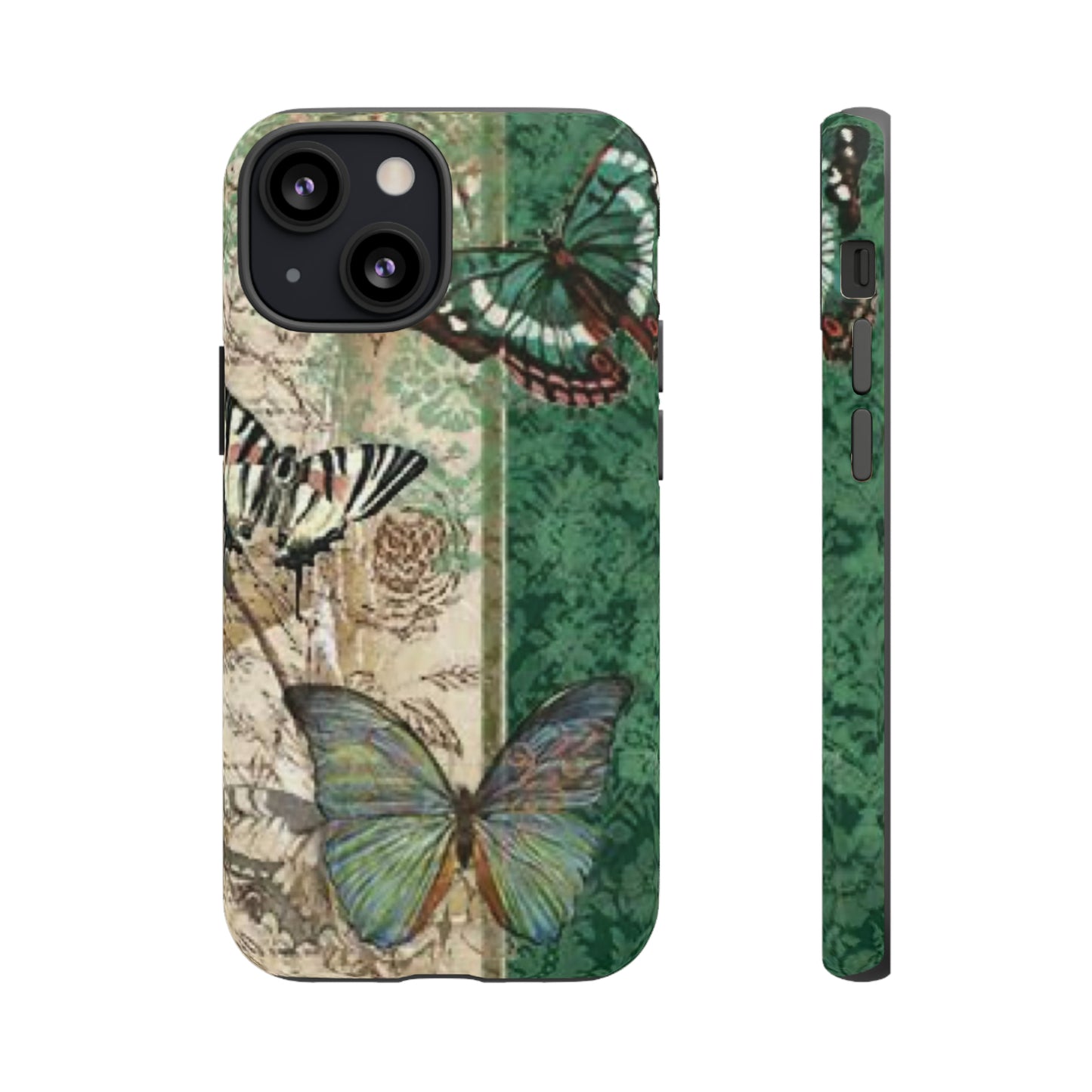 Tough Cases / Phone Case - Emerald Green Butterfly