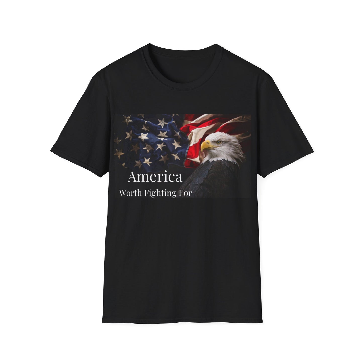 Men's Tee Softstyle T-Shirt - America Fighting For