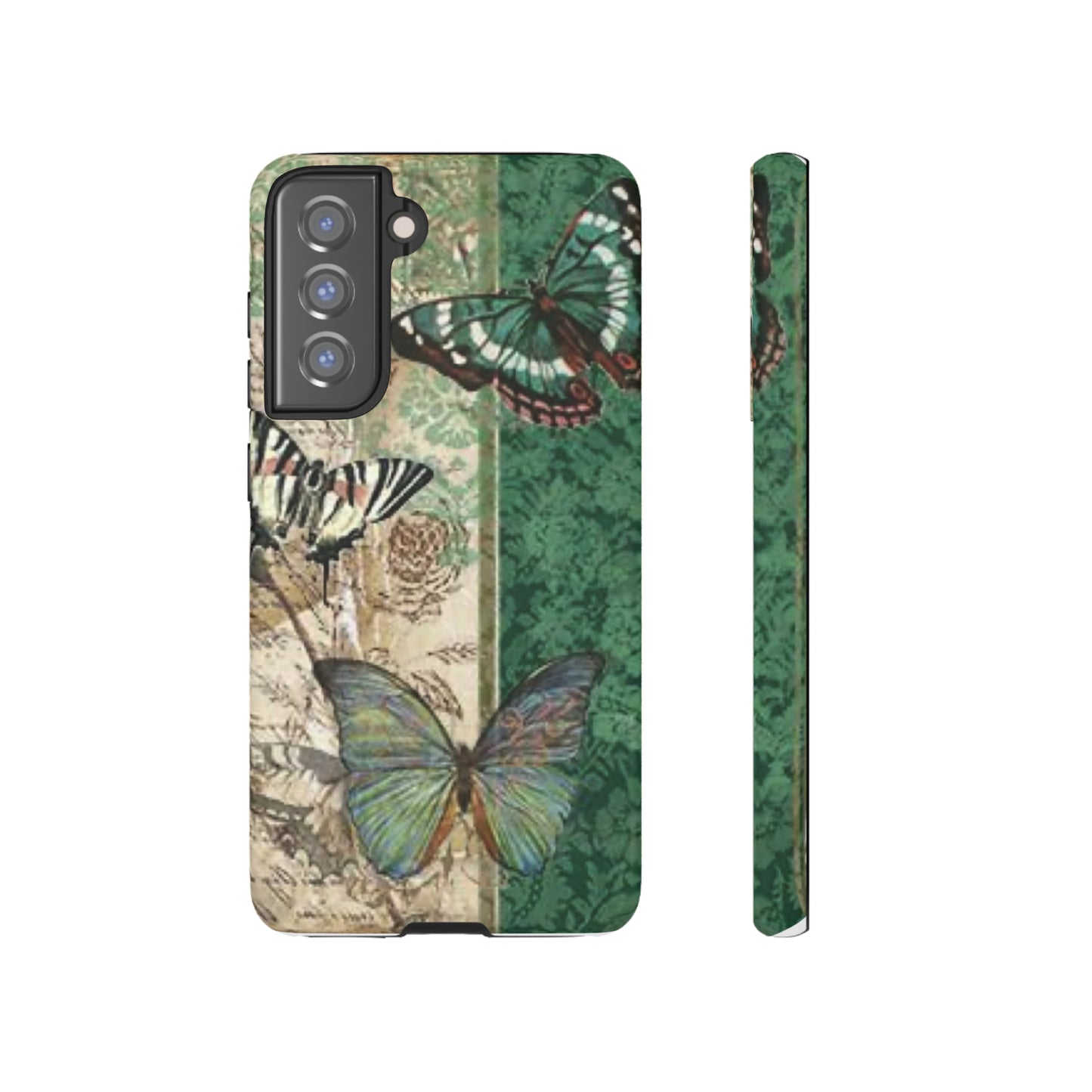 Tough Cases / Phone Case - Emerald Green Butterfly