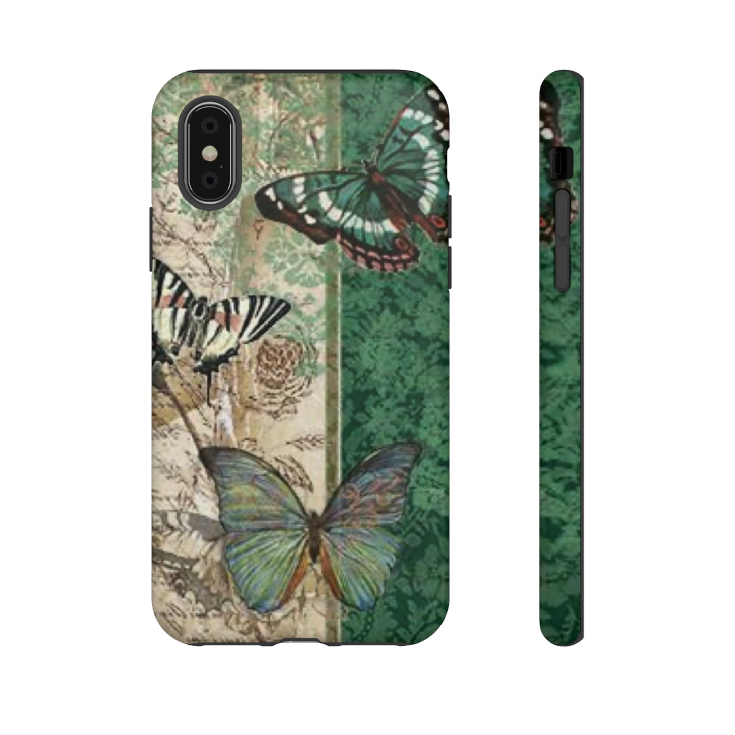 Tough Cases / Phone Case - Emerald Green Butterfly