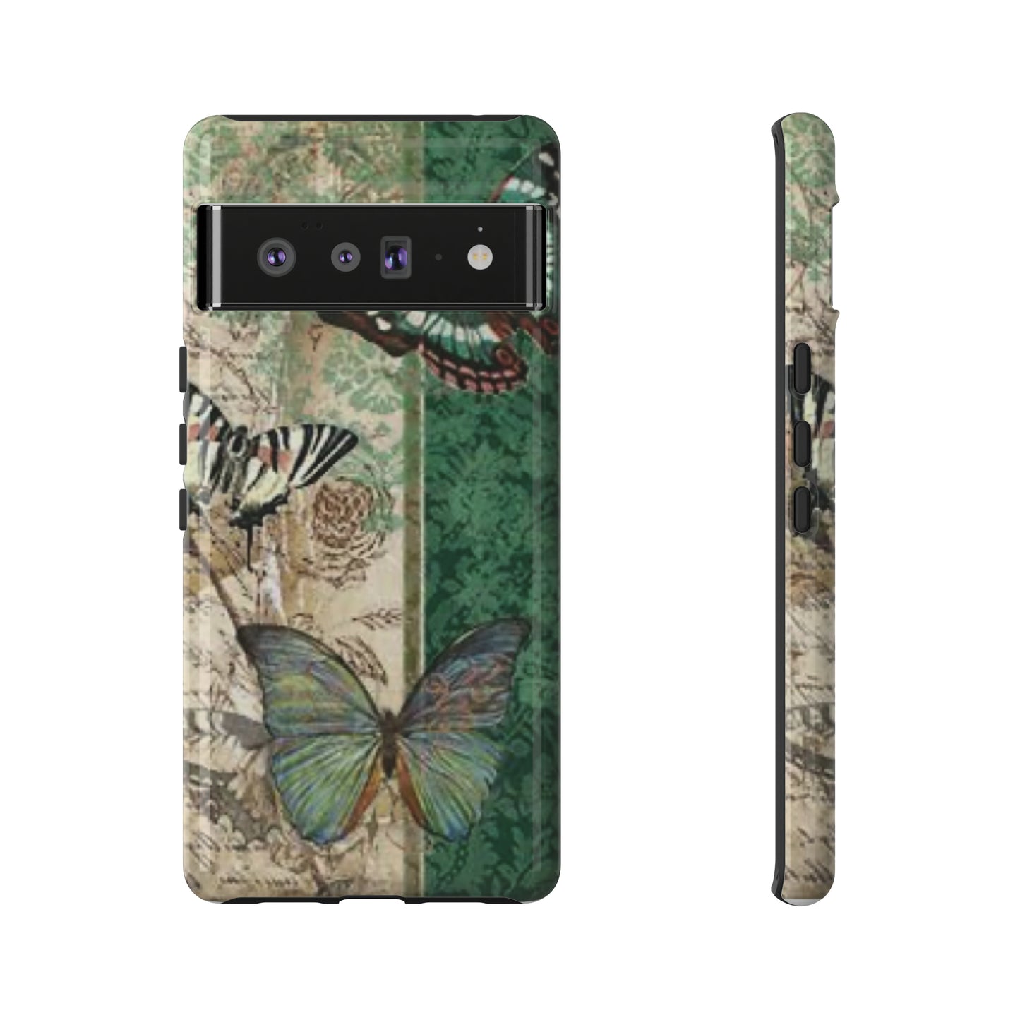 Tough Cases / Phone Case - Emerald Green Butterfly