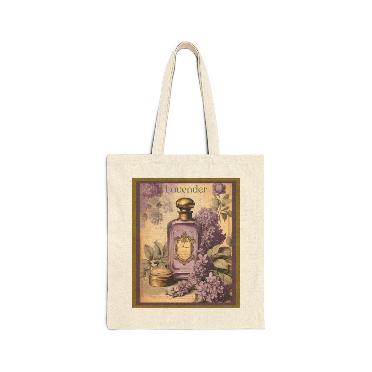 Tote Bag Cotton Canvas Bag - Lavender