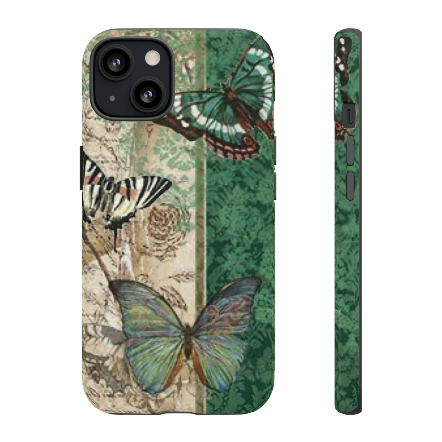 Tough Cases / Phone Case - Emerald Green Butterfly