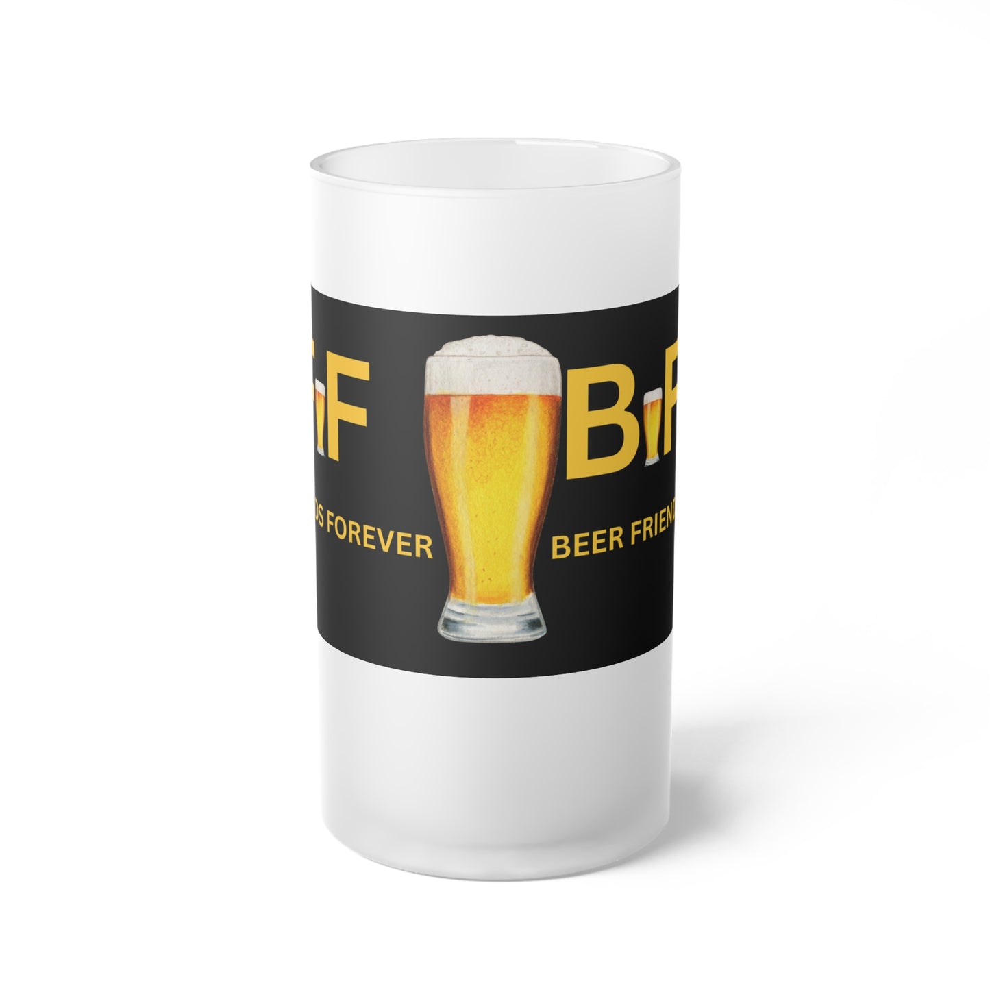 Frosted Glass Beer Mug