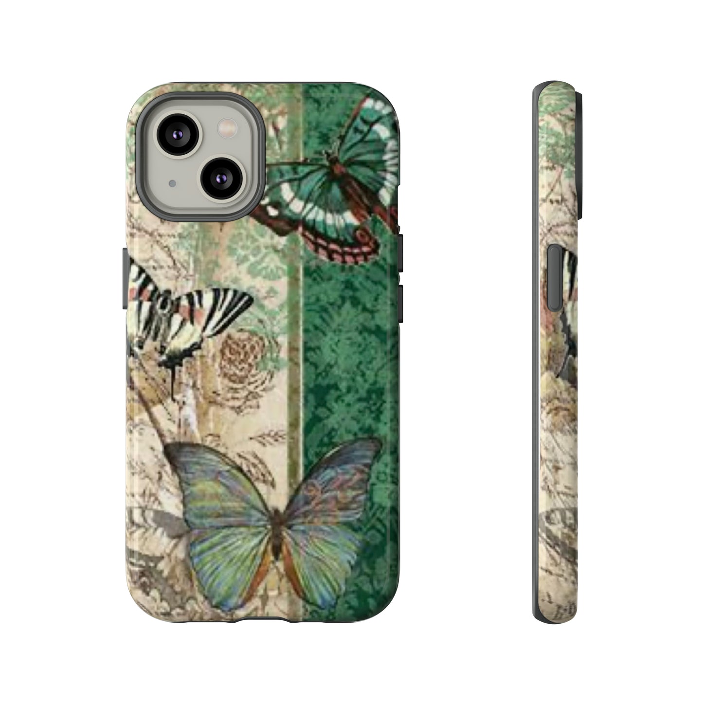 Tough Cases / Phone Case - Emerald Green Butterfly