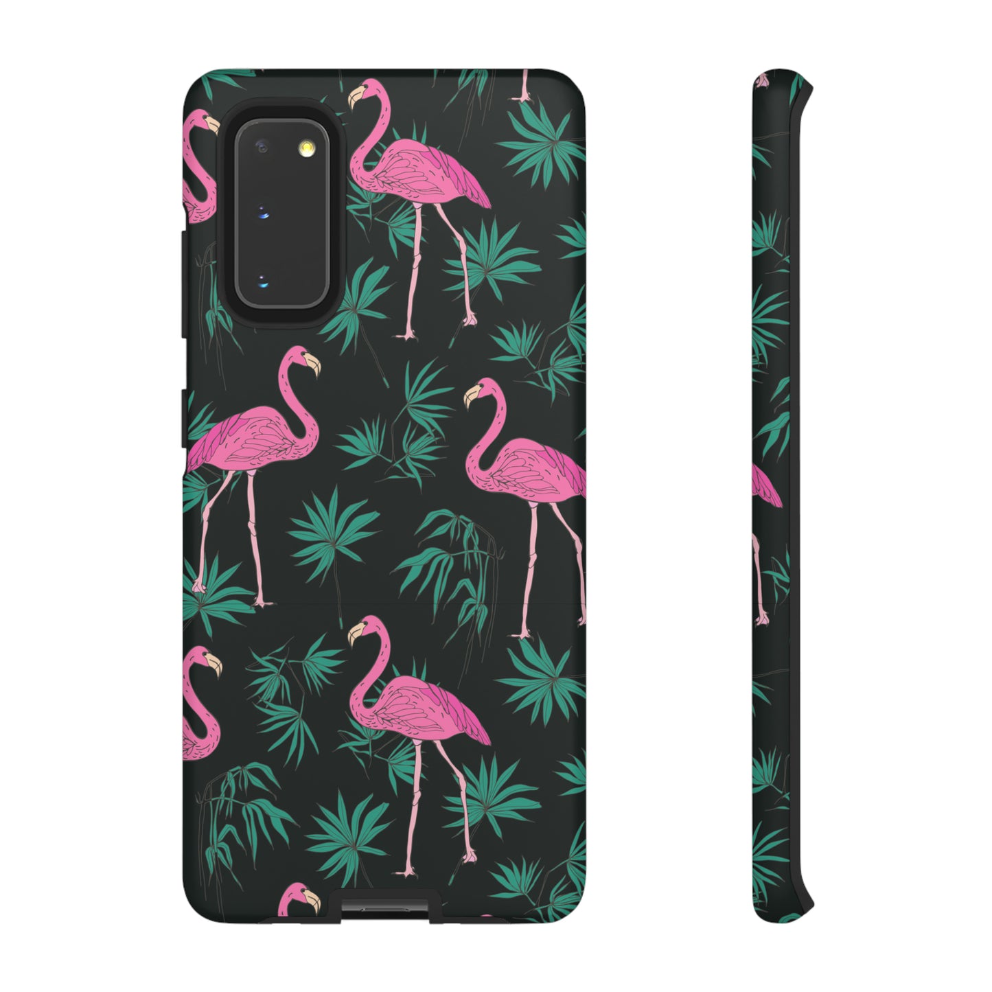 Tough Cases / Phone Case - Pink Flamingo with Teal