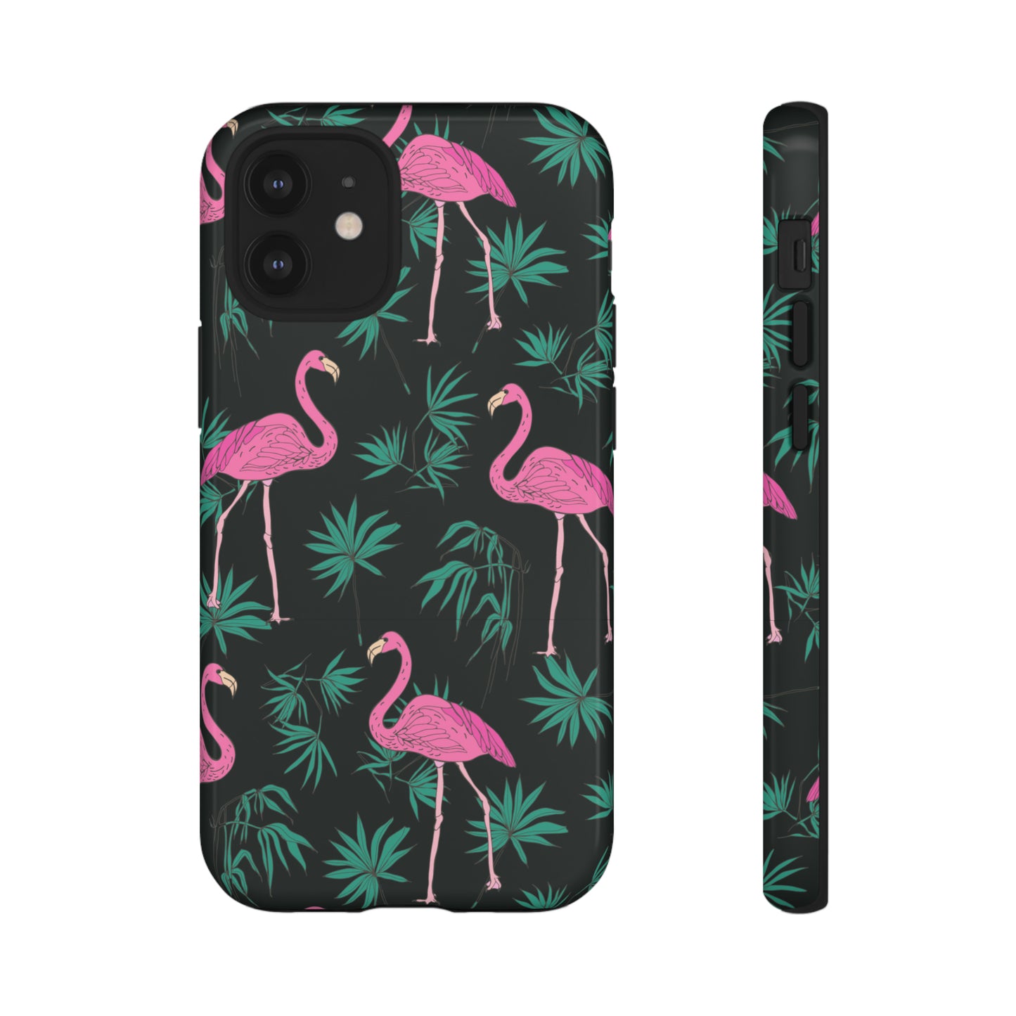 Tough Cases / Phone Case - Pink Flamingo with Teal