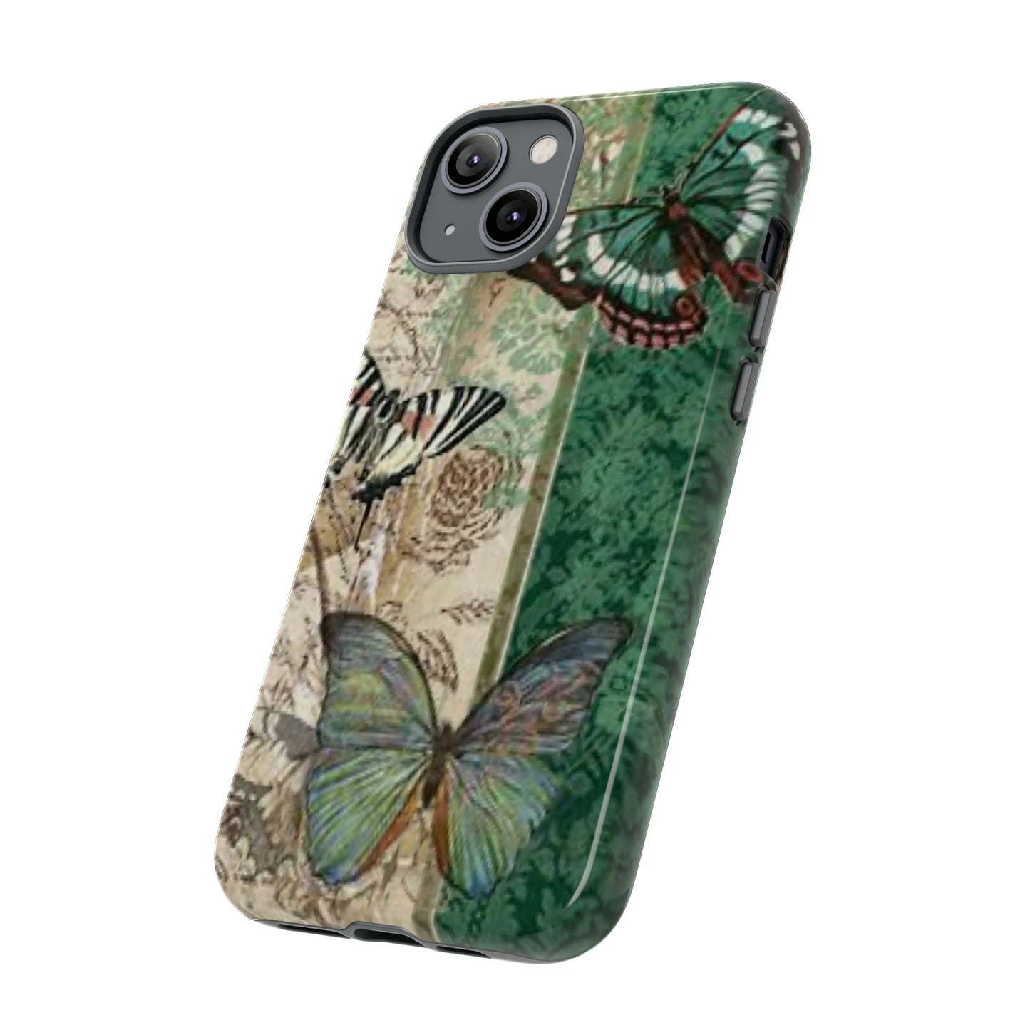 Tough Cases / Phone Case - Emerald Green Butterfly