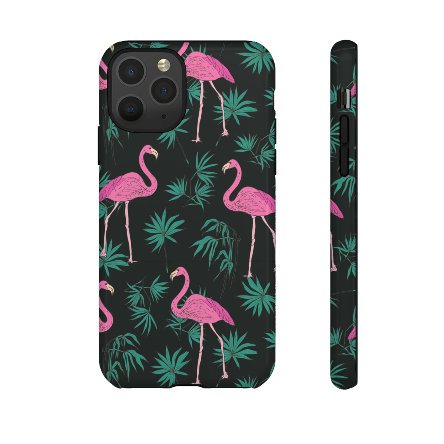 Tough Cases / Phone Case - Pink Flamingo with Teal