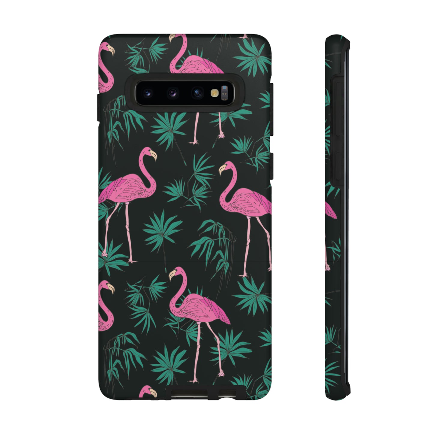 Tough Cases / Phone Case - Pink Flamingo with Teal