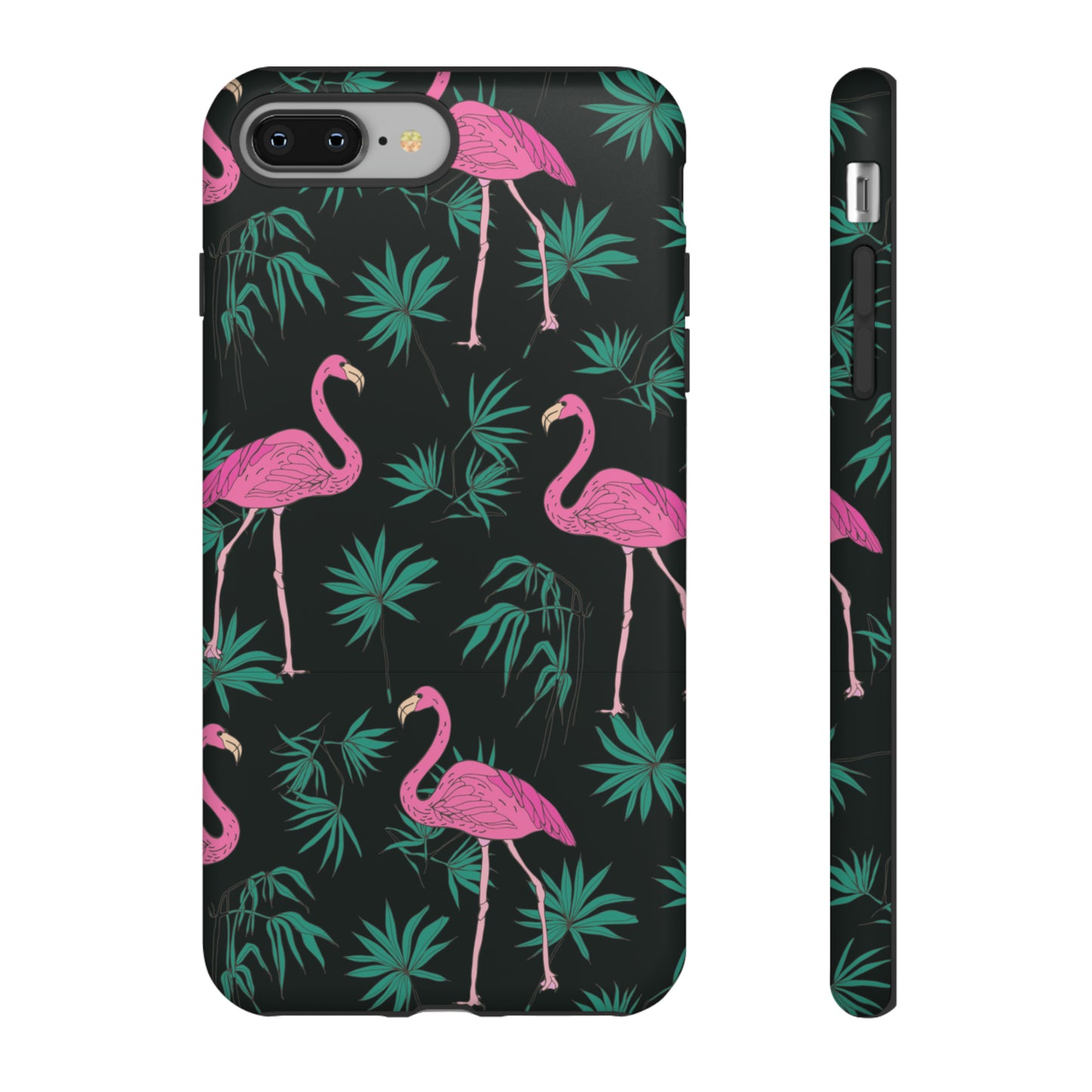 Tough Cases / Phone Case - Pink Flamingo with Teal