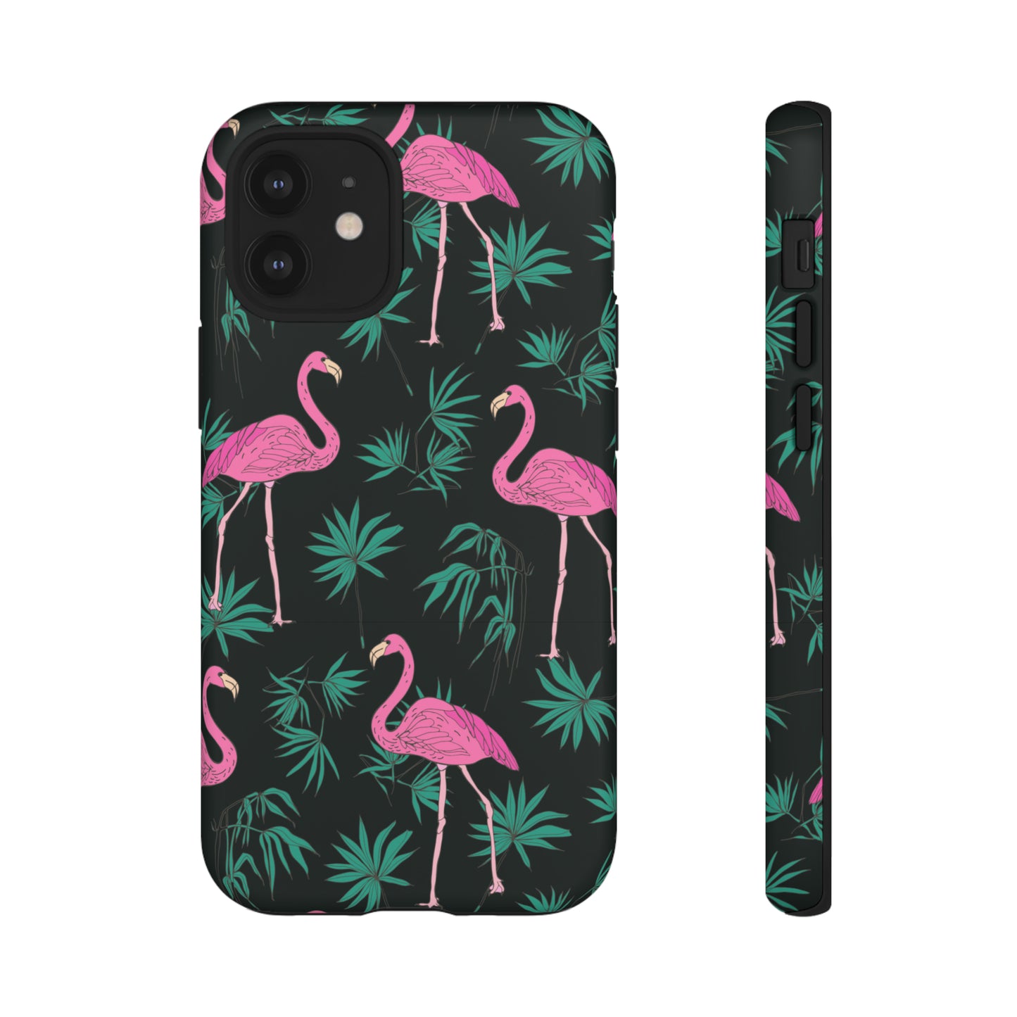 Tough Cases / Phone Case - Pink Flamingo with Teal