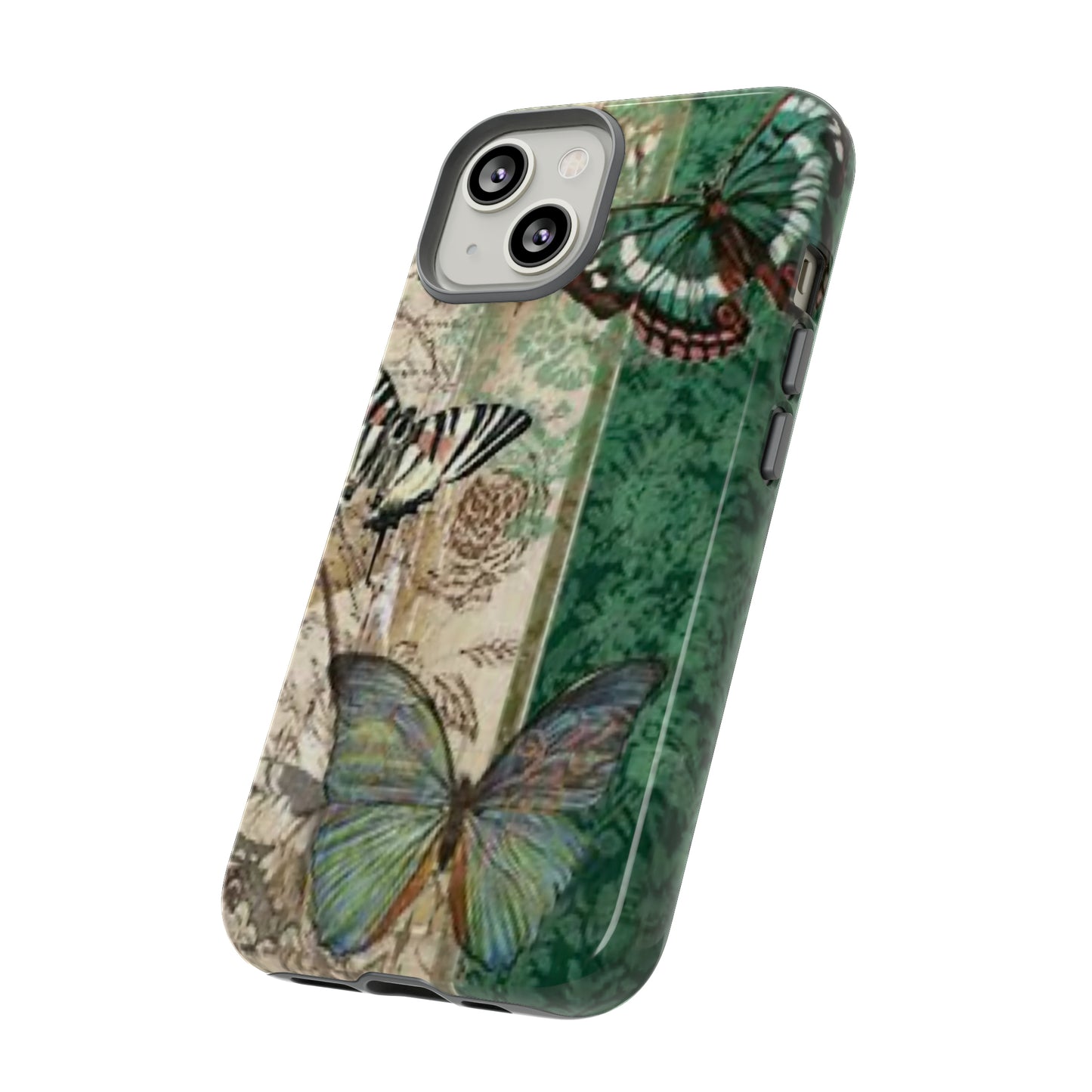 Tough Cases / Phone Case - Emerald Green Butterfly