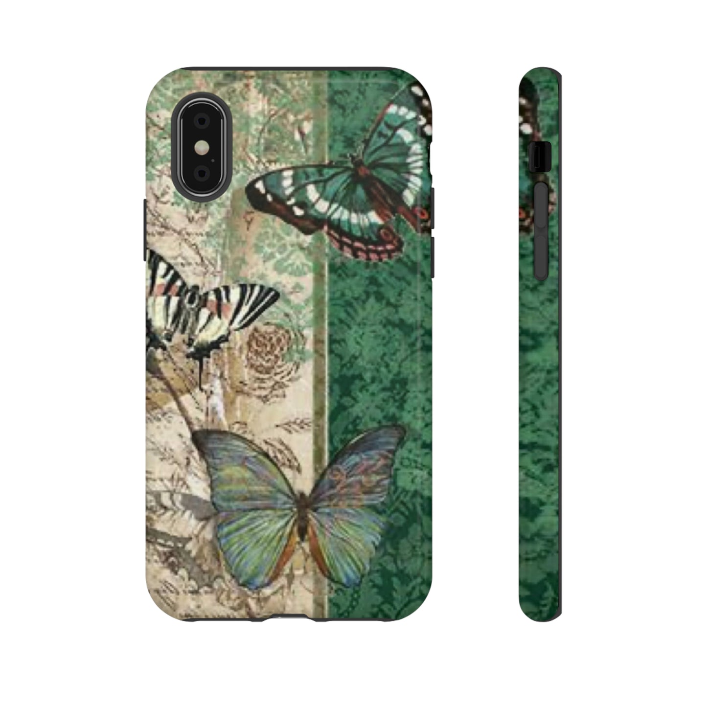 Tough Cases / Phone Case - Emerald Green Butterfly