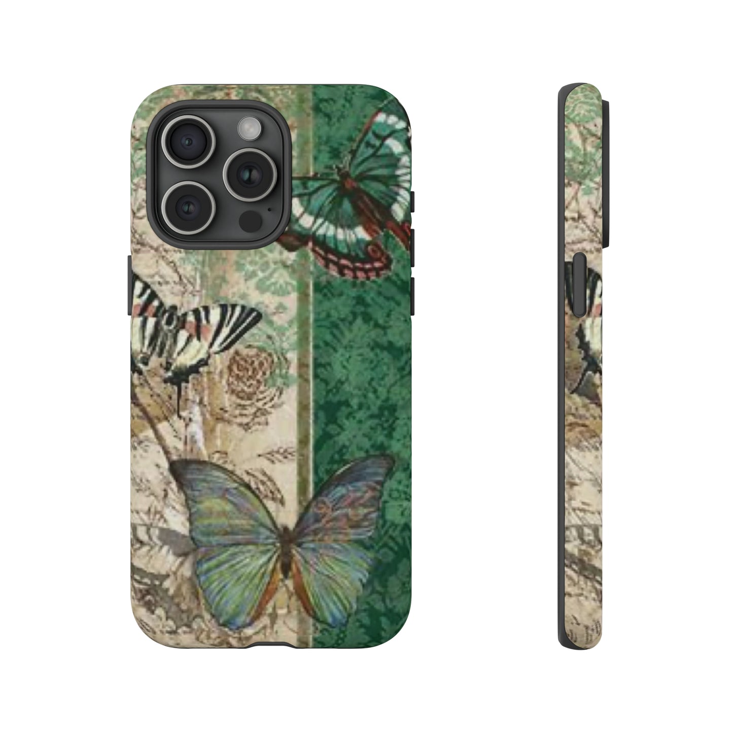 Tough Cases / Phone Case - Emerald Green Butterfly