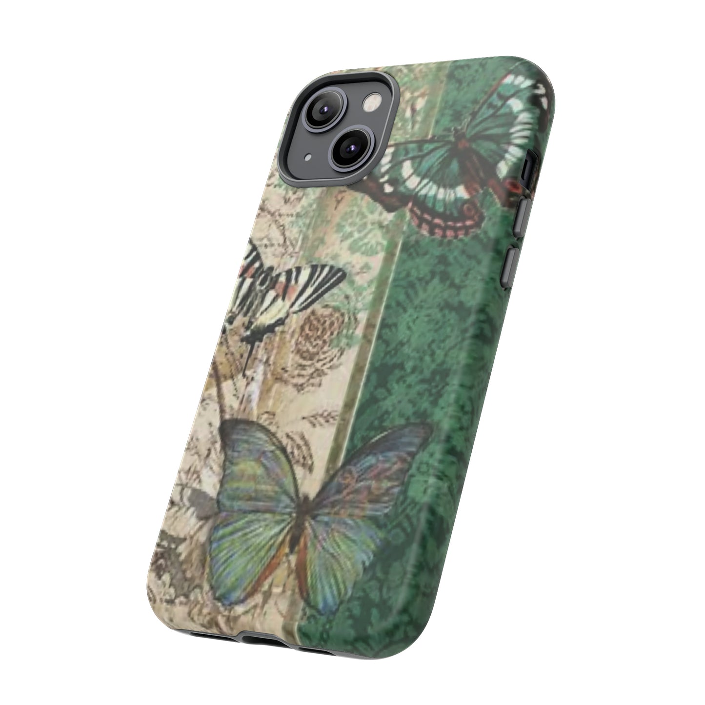 Tough Cases / Phone Case - Emerald Green Butterfly