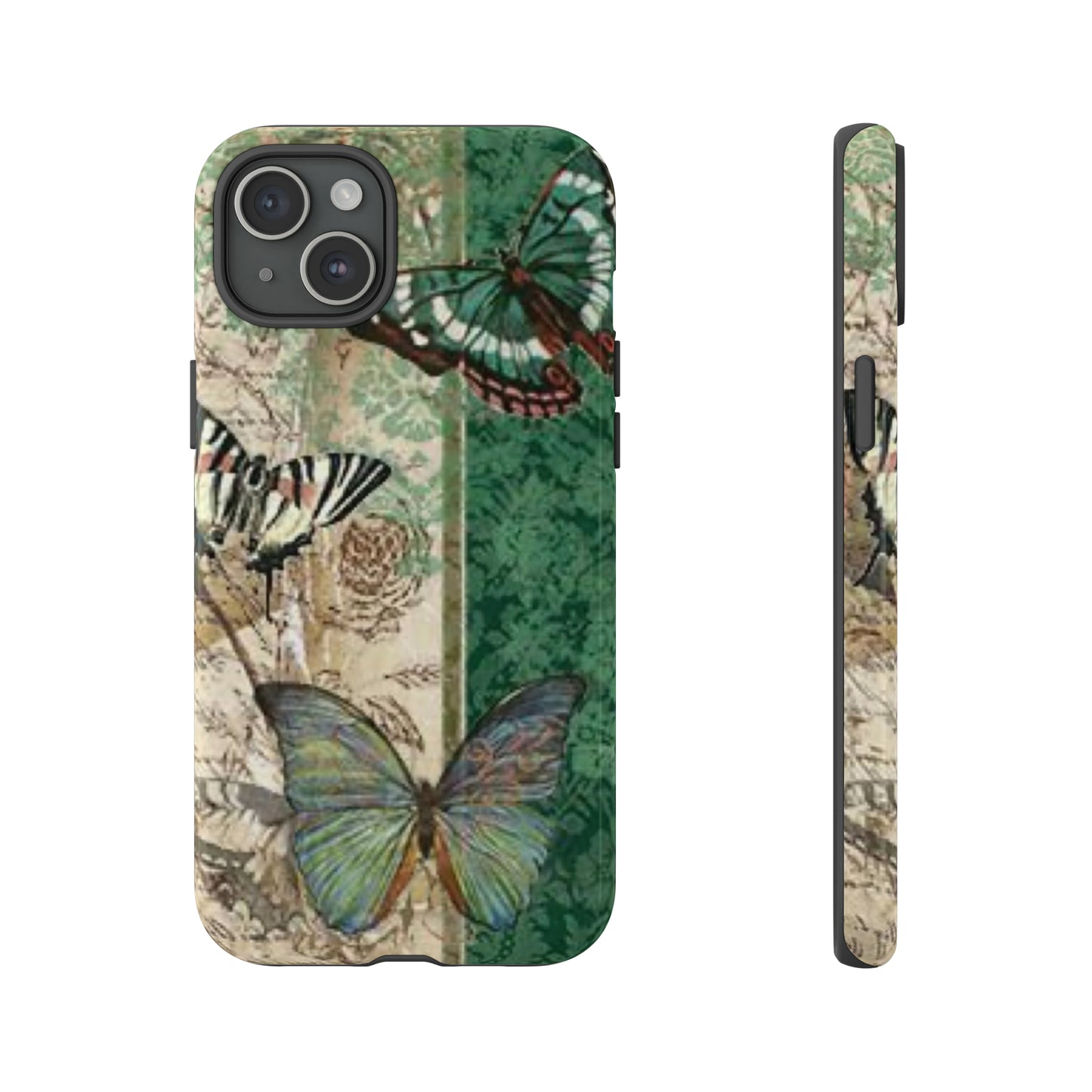 Tough Cases / Phone Case - Emerald Green Butterfly