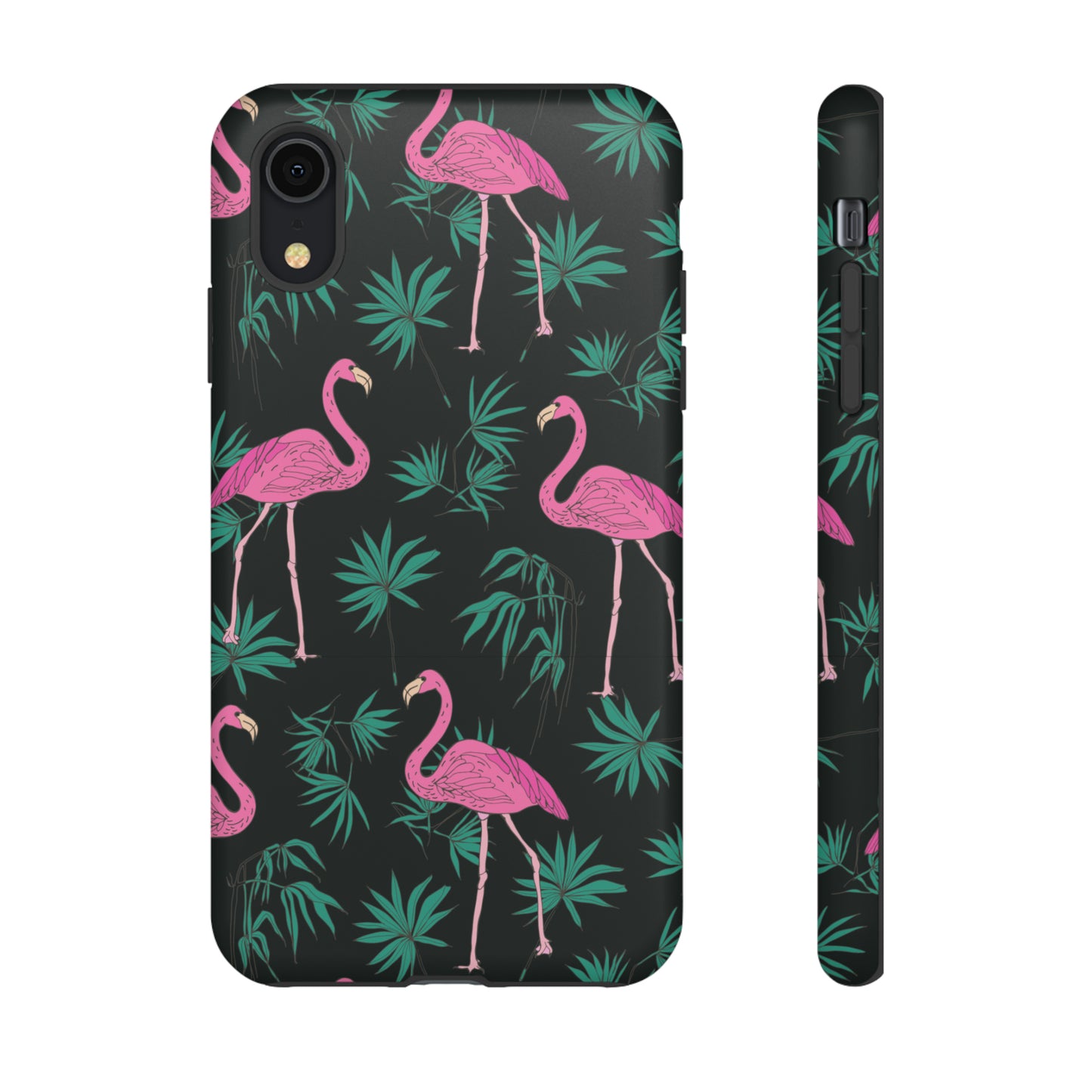 Tough Cases / Phone Case - Pink Flamingo with Teal