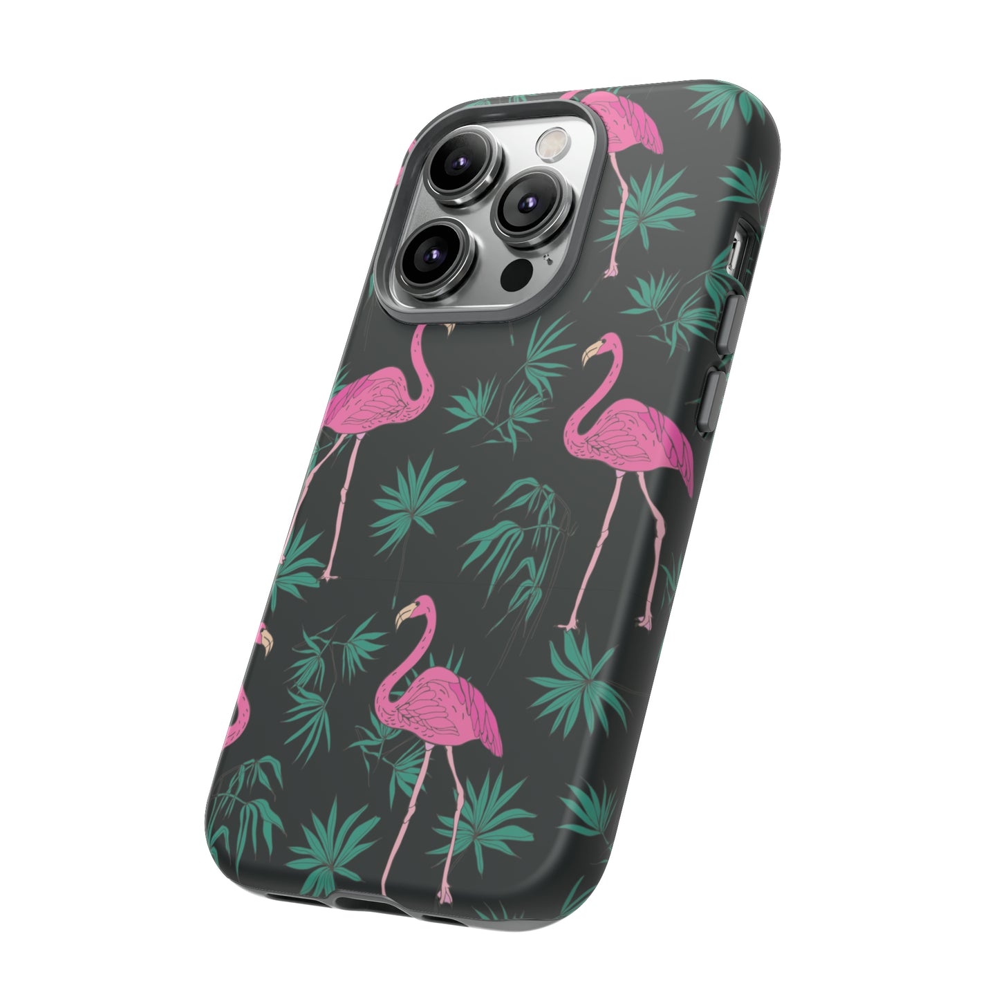 Tough Cases / Phone Case - Pink Flamingo with Teal