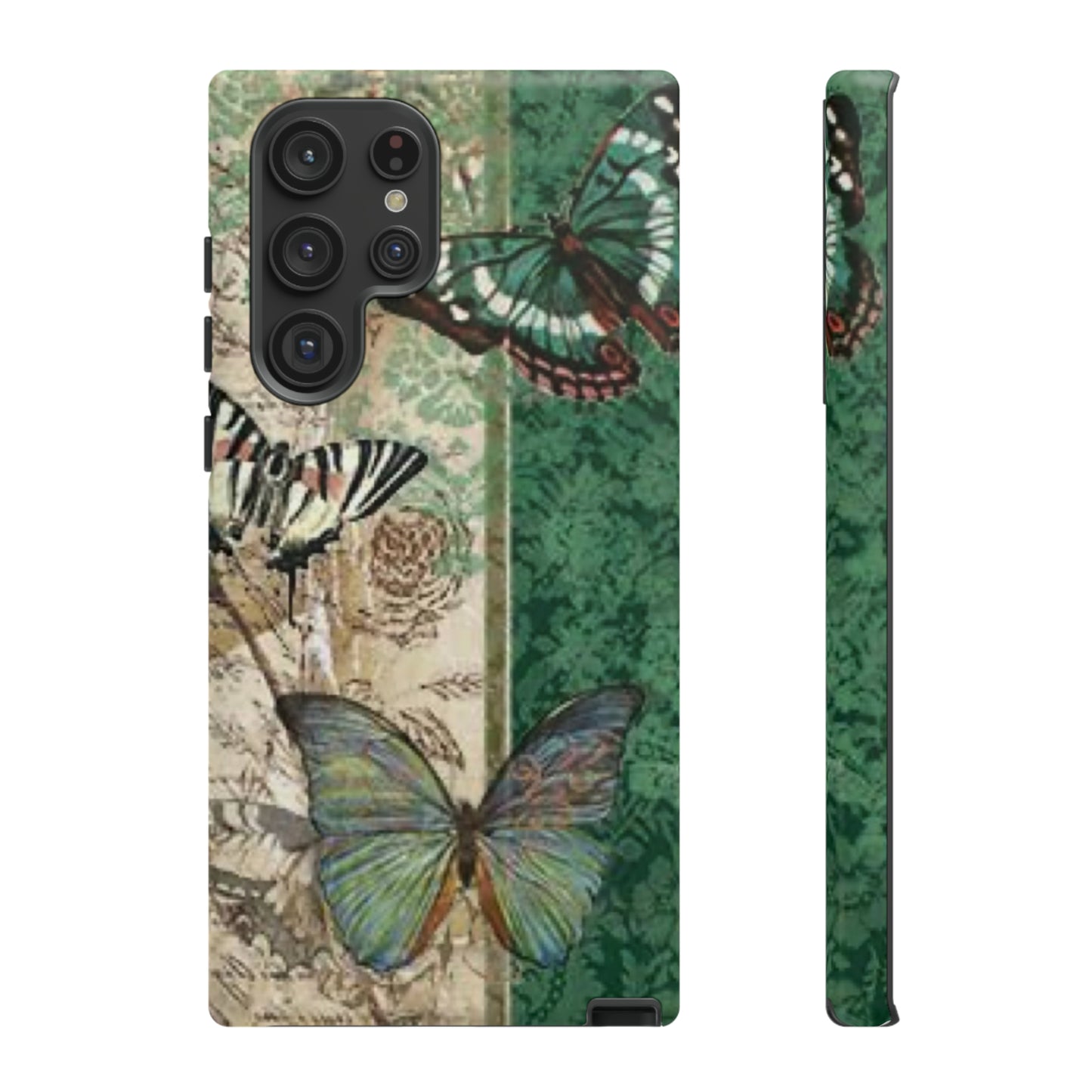 Tough Cases / Phone Case - Emerald Green Butterfly