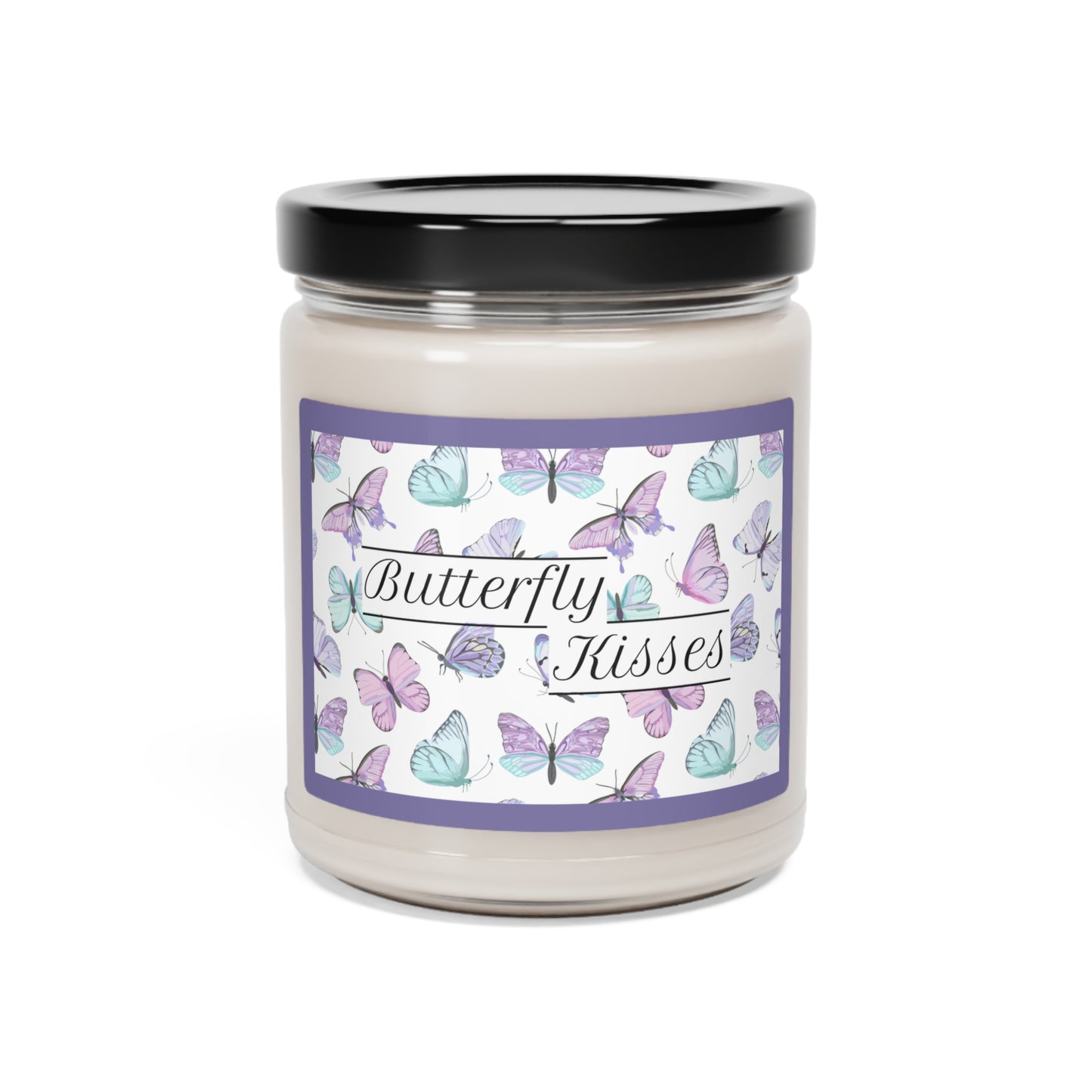 Scented Soy Candle, 9oz - Butterfly Kisses