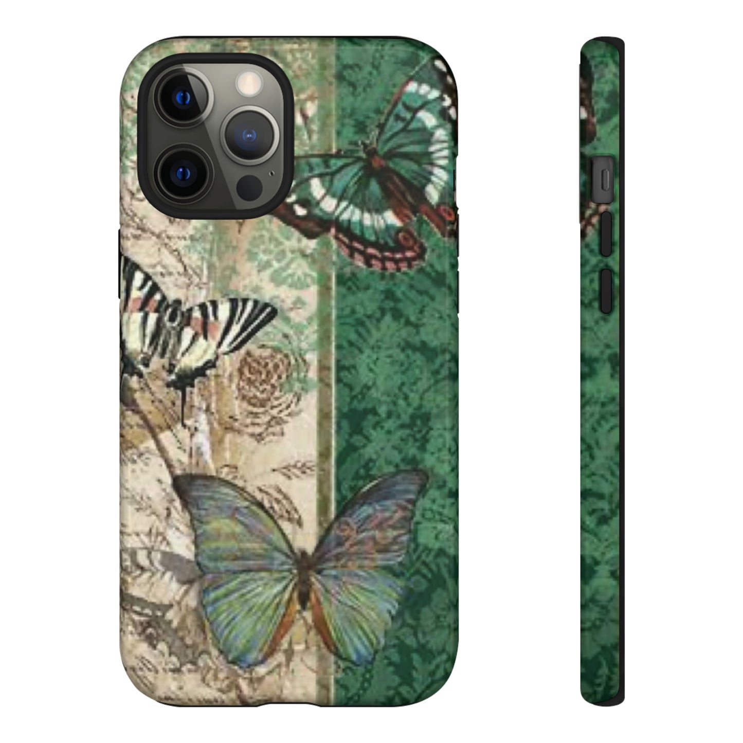 Tough Cases / Phone Case - Emerald Green Butterfly