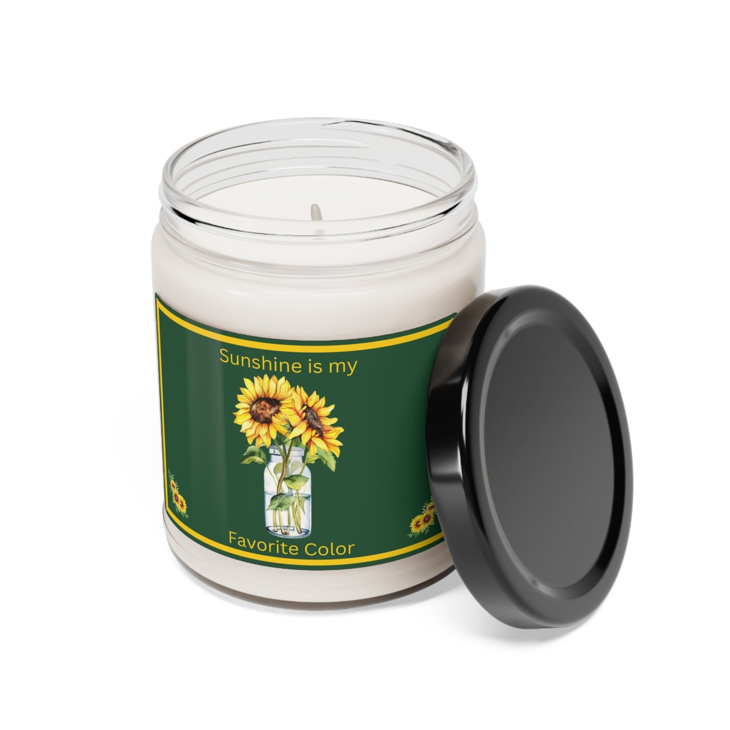 Scented Soy Candle, 9oz - Sunshine is my Favorite Color