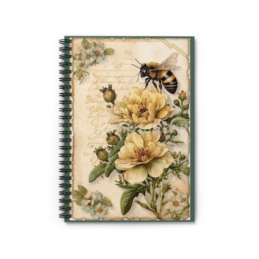 Spiral Notebook - Ruled Line - Bee