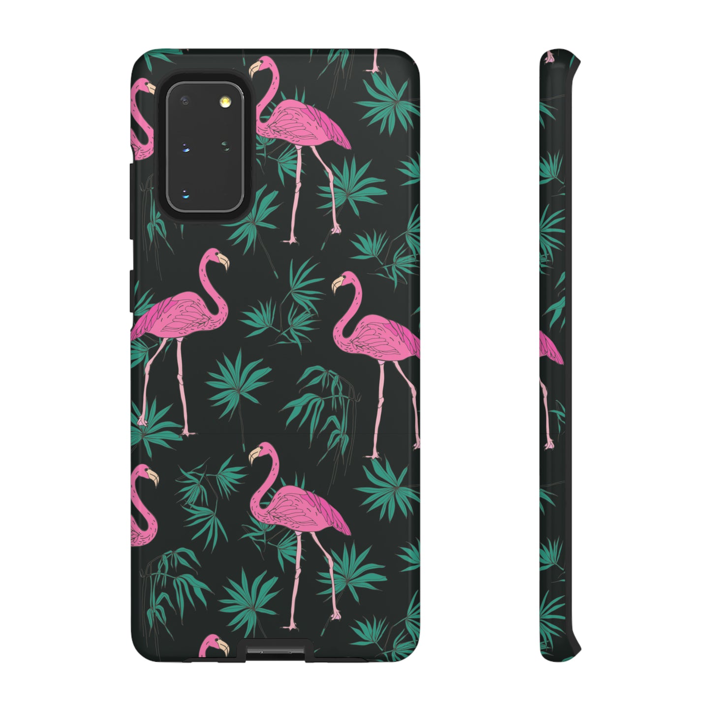 Tough Cases / Phone Case - Pink Flamingo with Teal