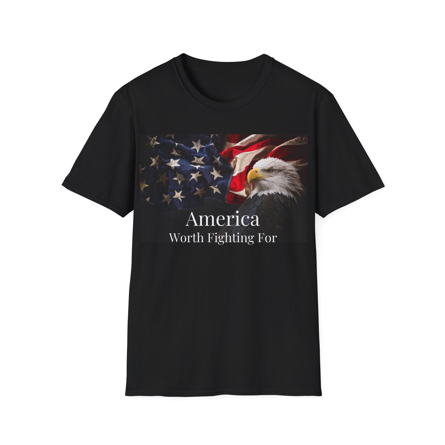 Men's Tee Softstyle T-Shirt -  America Fighting For (2)