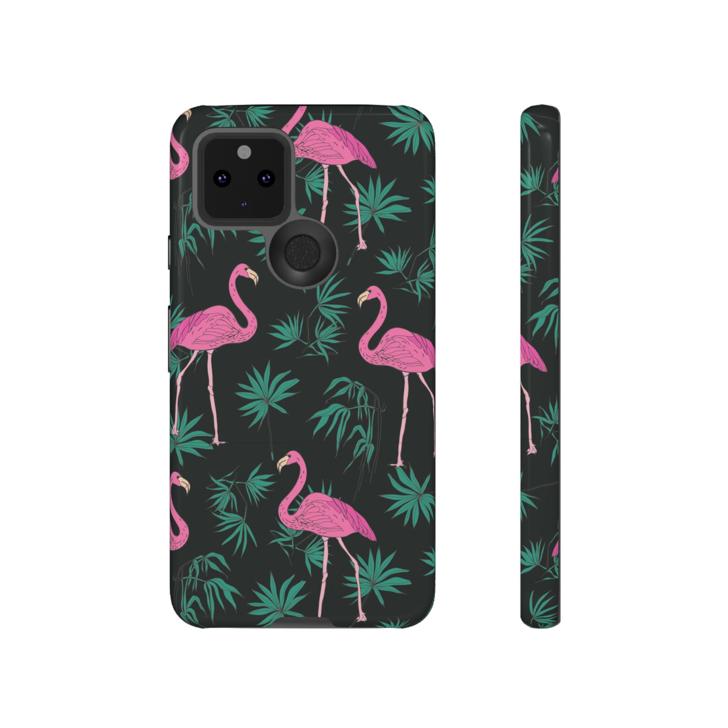 Tough Cases / Phone Case - Pink Flamingo with Teal