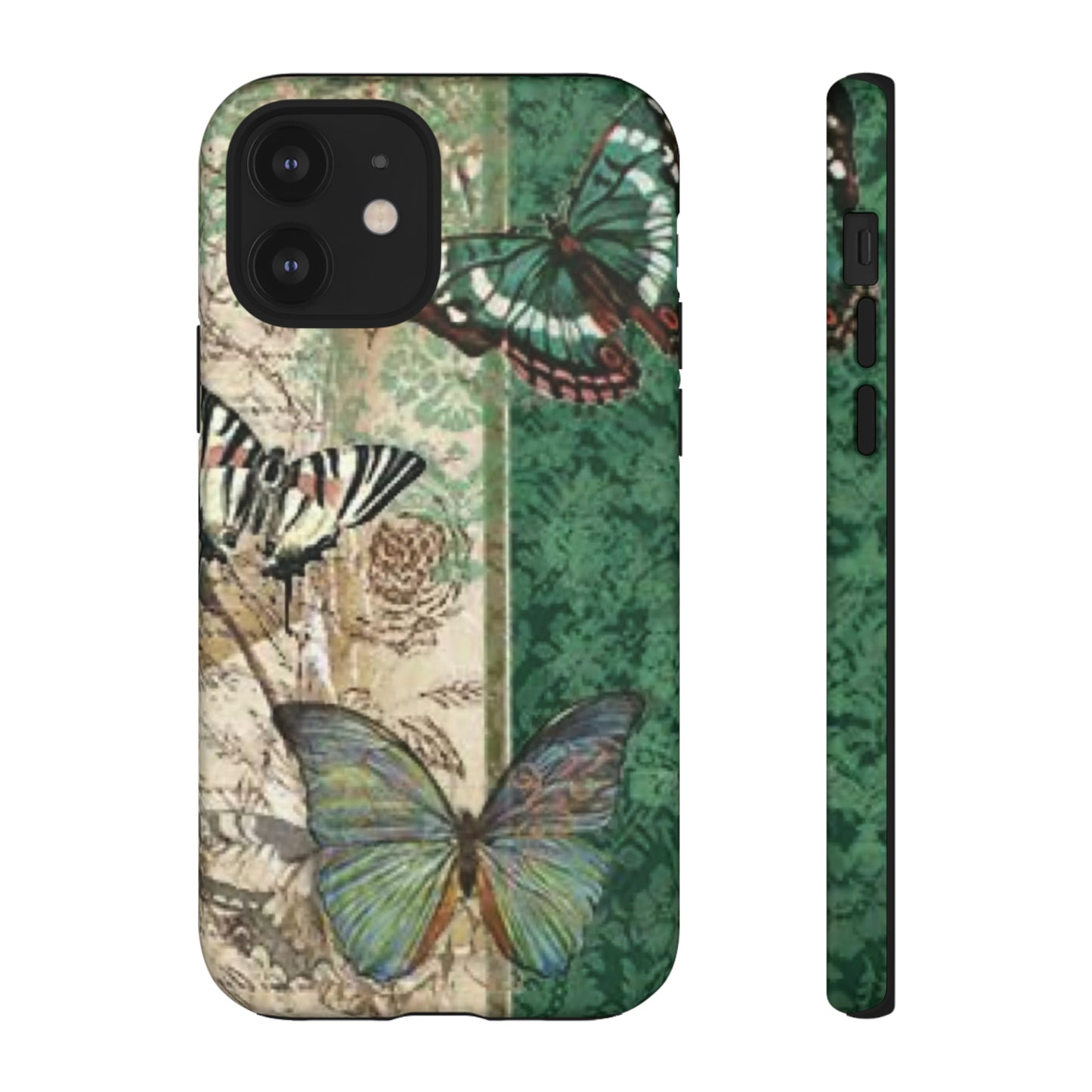 Tough Cases / Phone Case - Emerald Green Butterfly