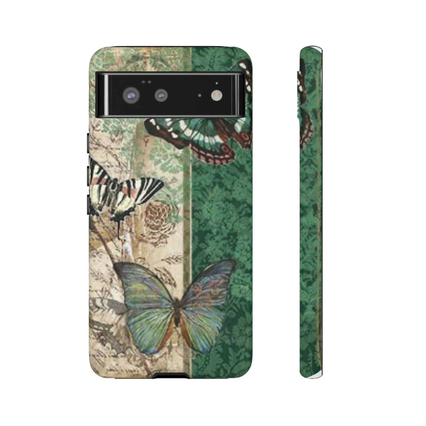 Tough Cases / Phone Case - Emerald Green Butterfly