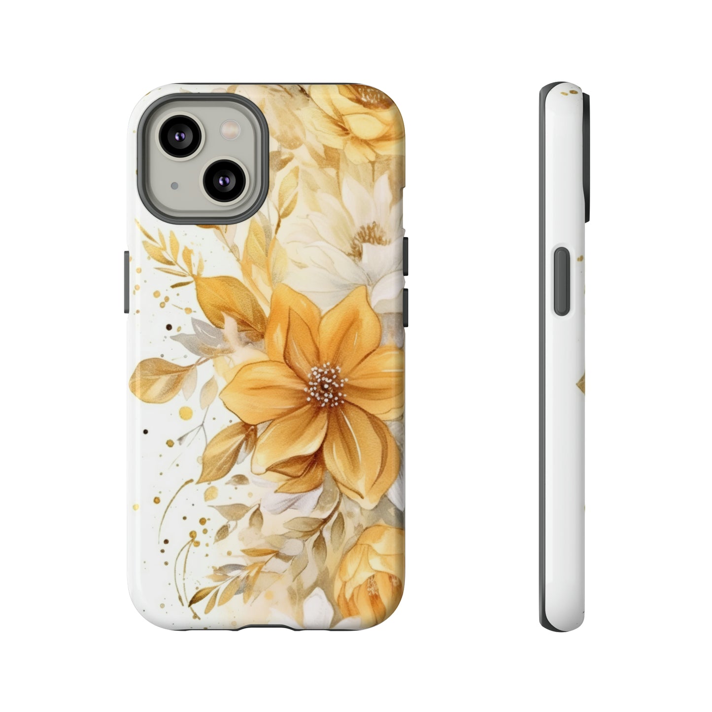 Tough Cases / Phone Case - Golden Yellow Flowers