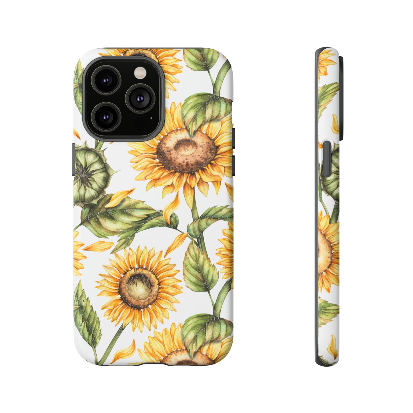 Tough Cases / Phone Case - Sunflowers with Buds