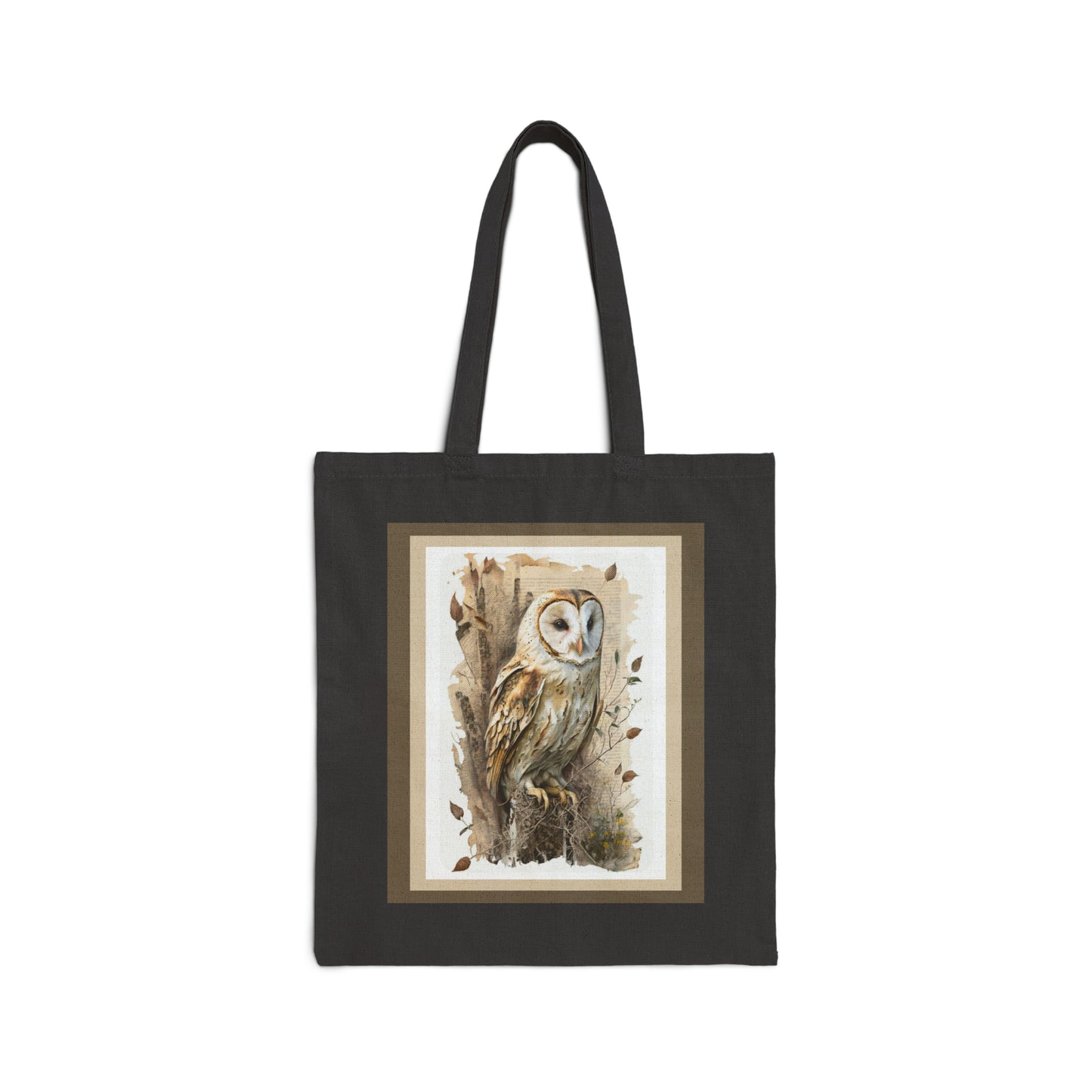 Tote Bag Cotton Canvas Bag - Owl