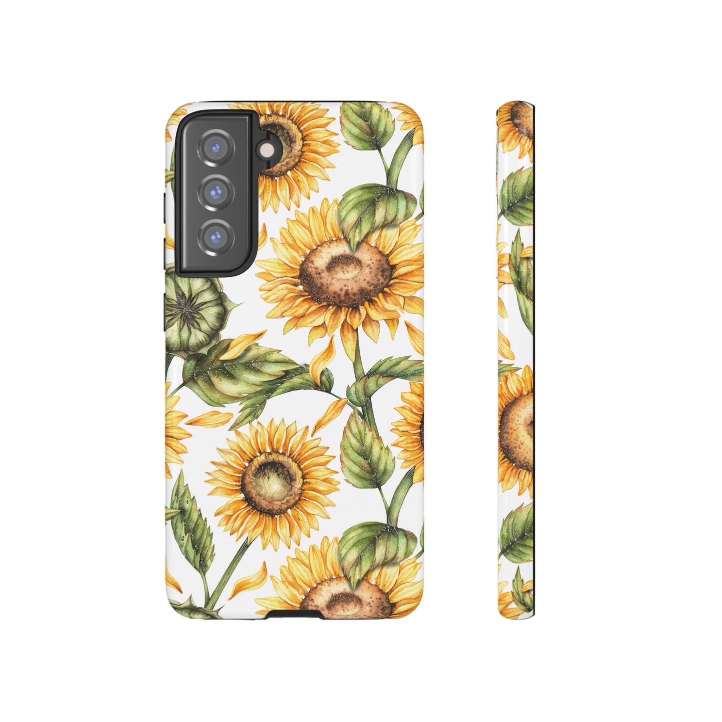 Tough Cases / Phone Case - Sunflowers with Buds