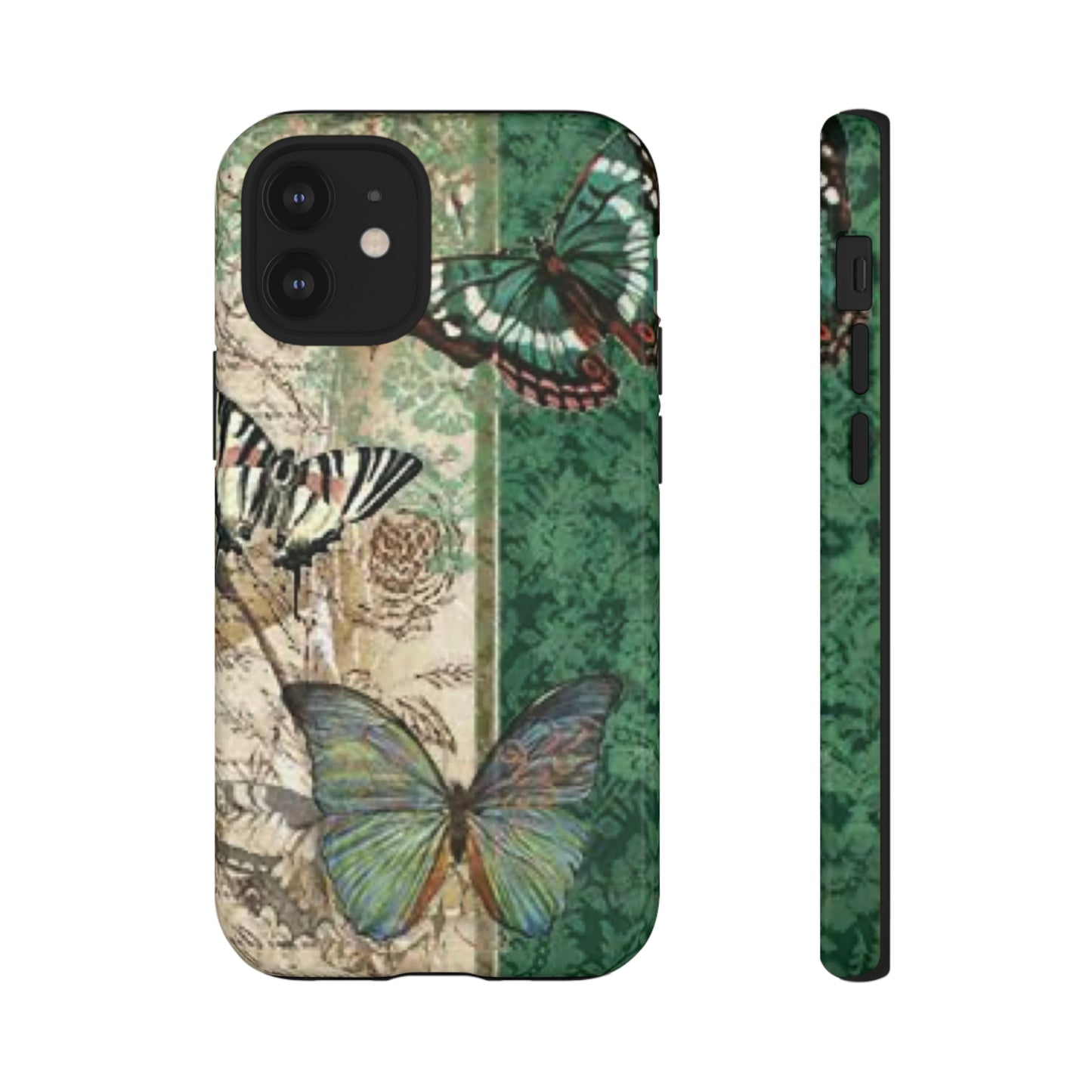 Tough Cases / Phone Case - Emerald Green Butterfly