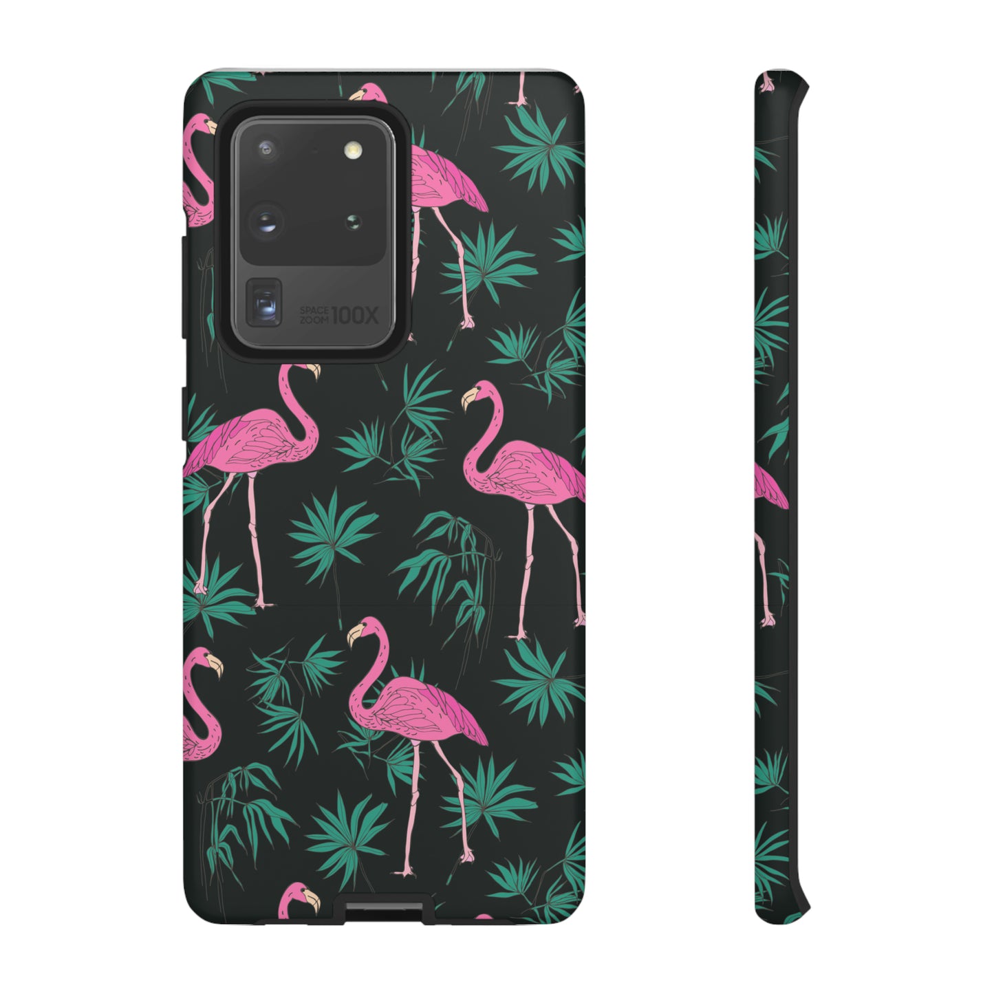 Tough Cases / Phone Case - Pink Flamingo with Teal