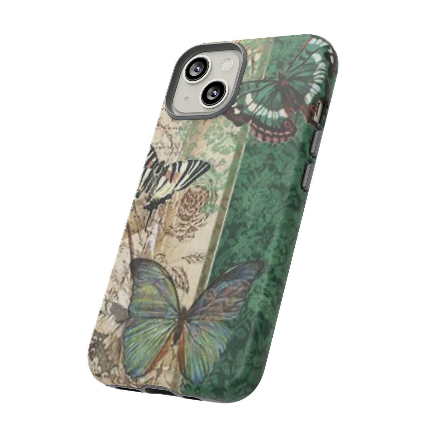 Tough Cases / Phone Case - Emerald Green Butterfly