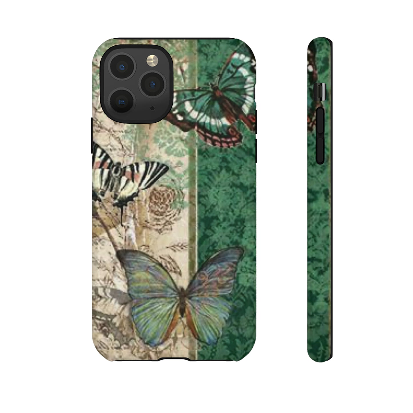 Tough Cases / Phone Case - Emerald Green Butterfly