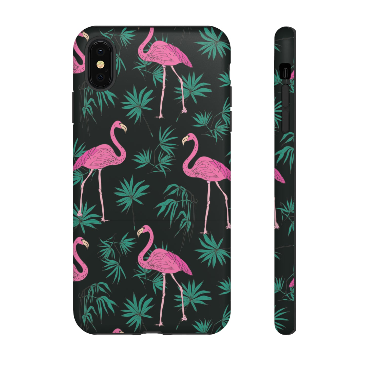 Tough Cases / Phone Case - Pink Flamingo with Teal