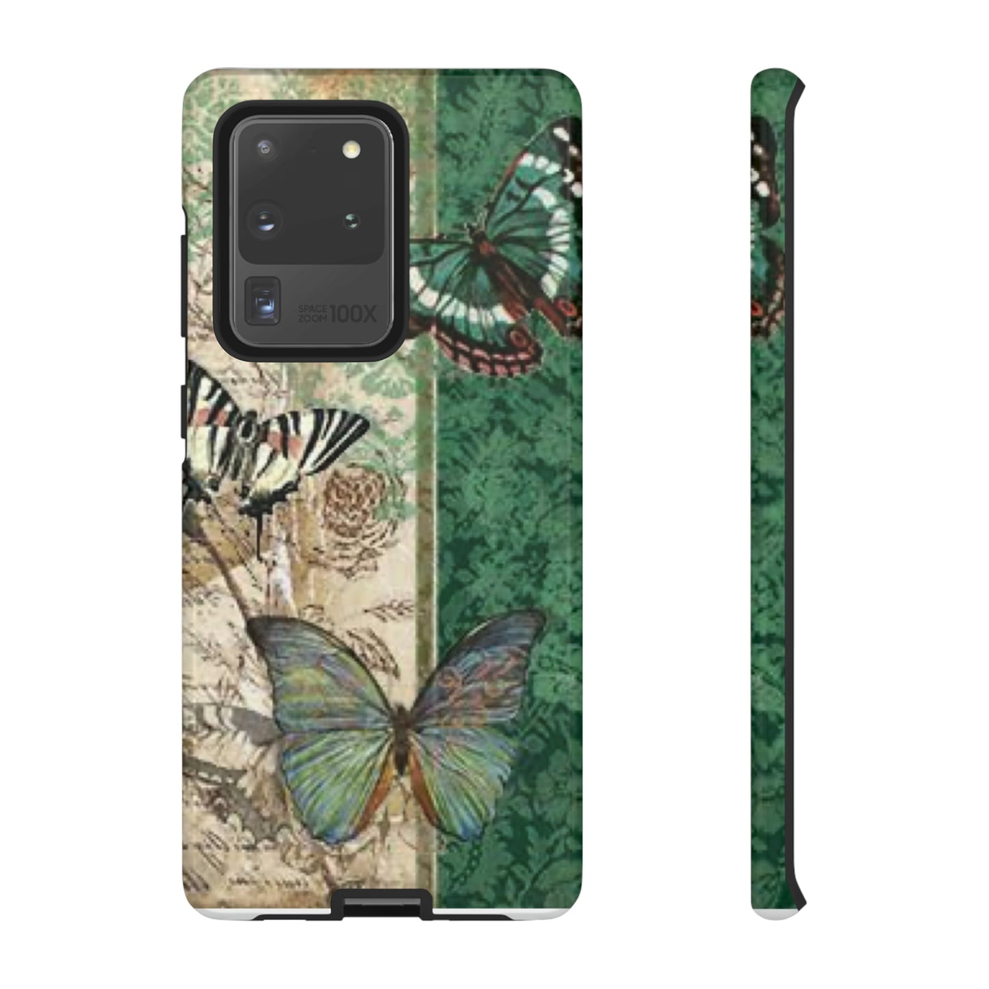 Tough Cases / Phone Case - Emerald Green Butterfly