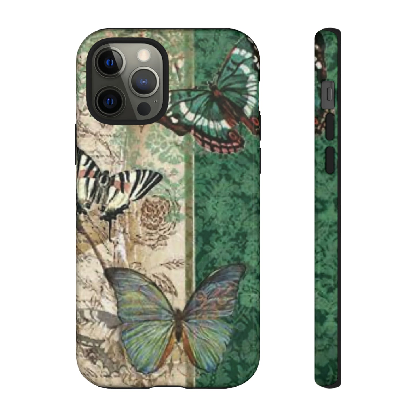 Tough Cases / Phone Case - Emerald Green Butterfly