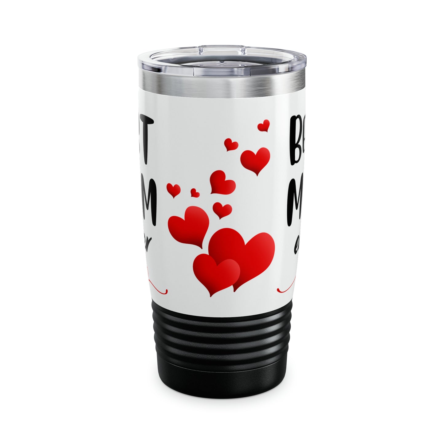 Ringneck Tumbler, 20oz - Best Mom Ever/White