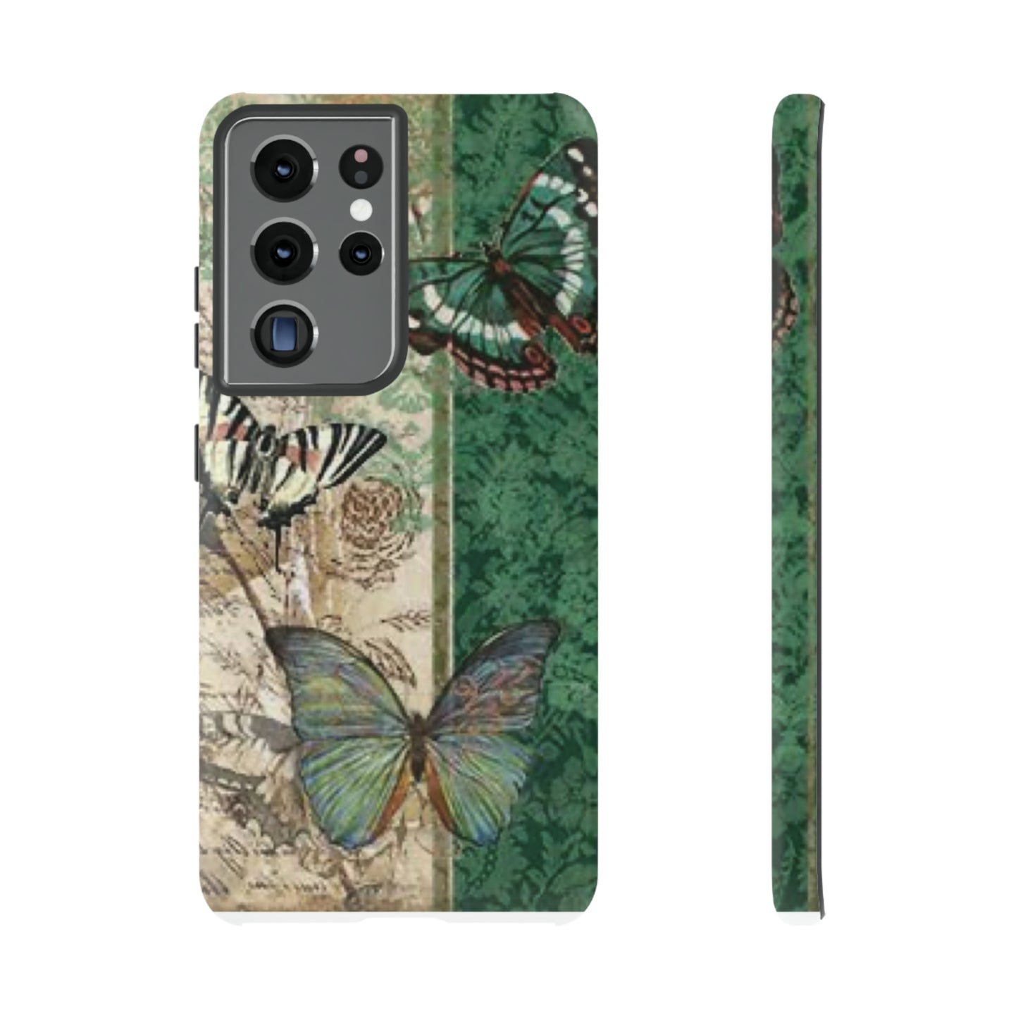 Tough Cases / Phone Case - Emerald Green Butterfly