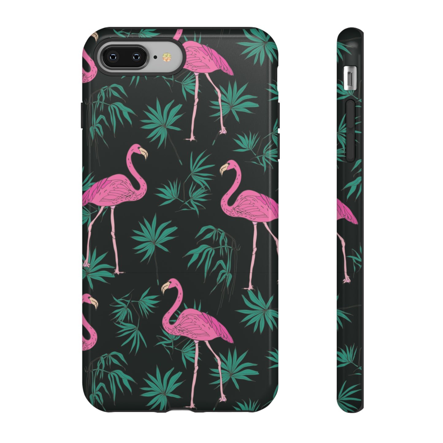 Tough Cases / Phone Case - Pink Flamingo with Teal