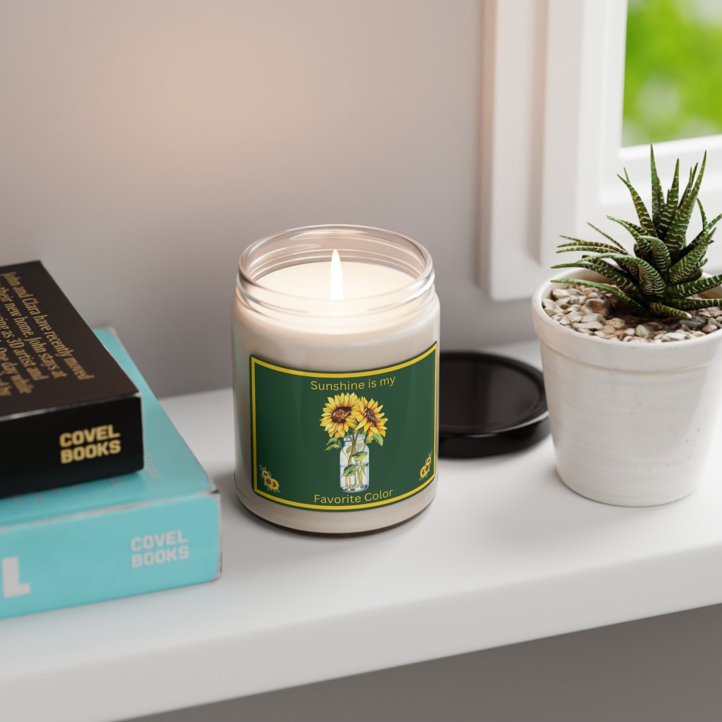 Scented Soy Candle, 9oz - Sunshine is my Favorite Color