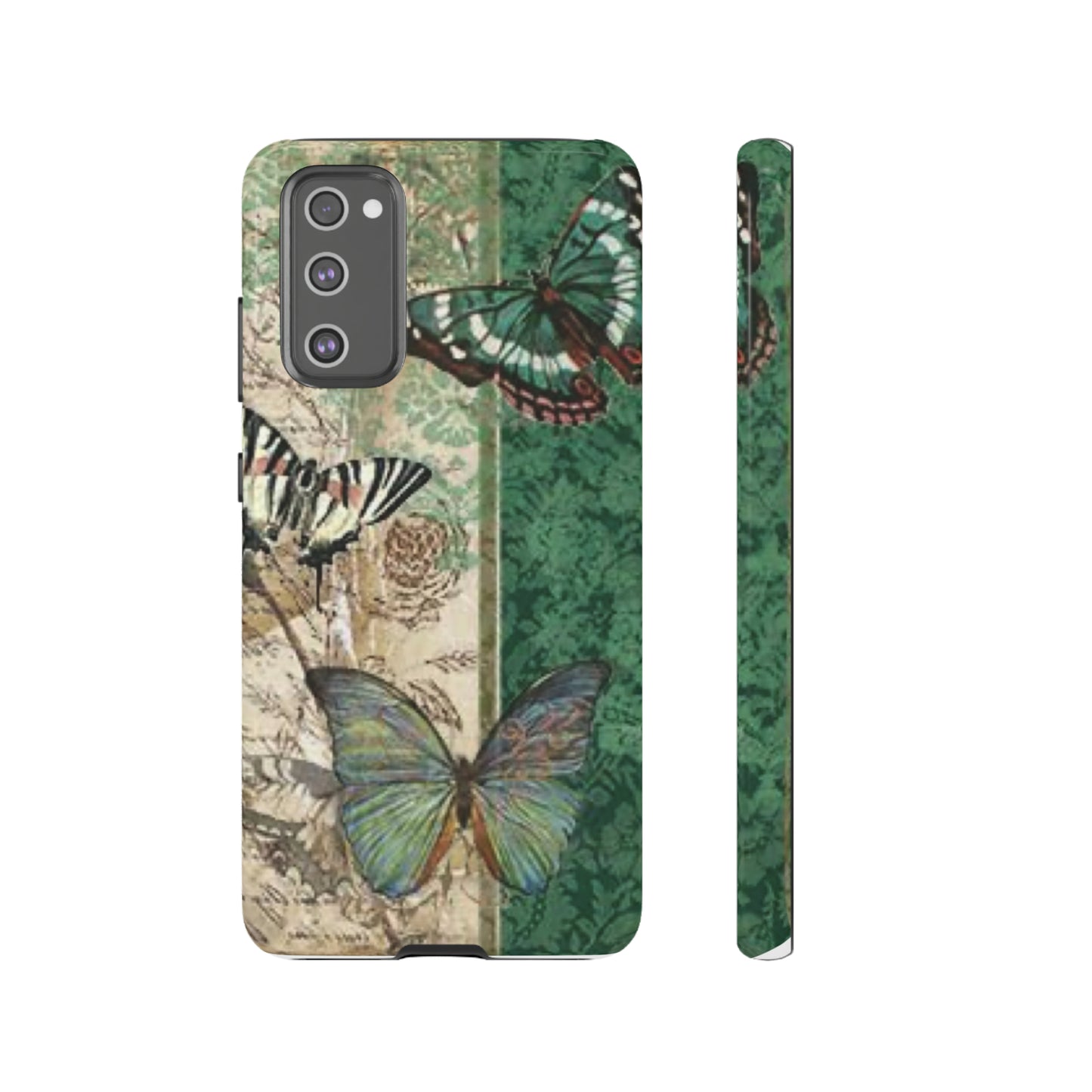 Tough Cases / Phone Case - Emerald Green Butterfly